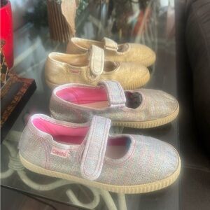 CIENTA 56013.26 SILVER and GOlD SPARKLE MARY JANE
BUNDLE DEAL